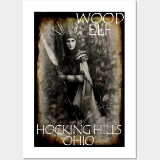 Wood Elf Hocking Hills Ohio Posters and Art